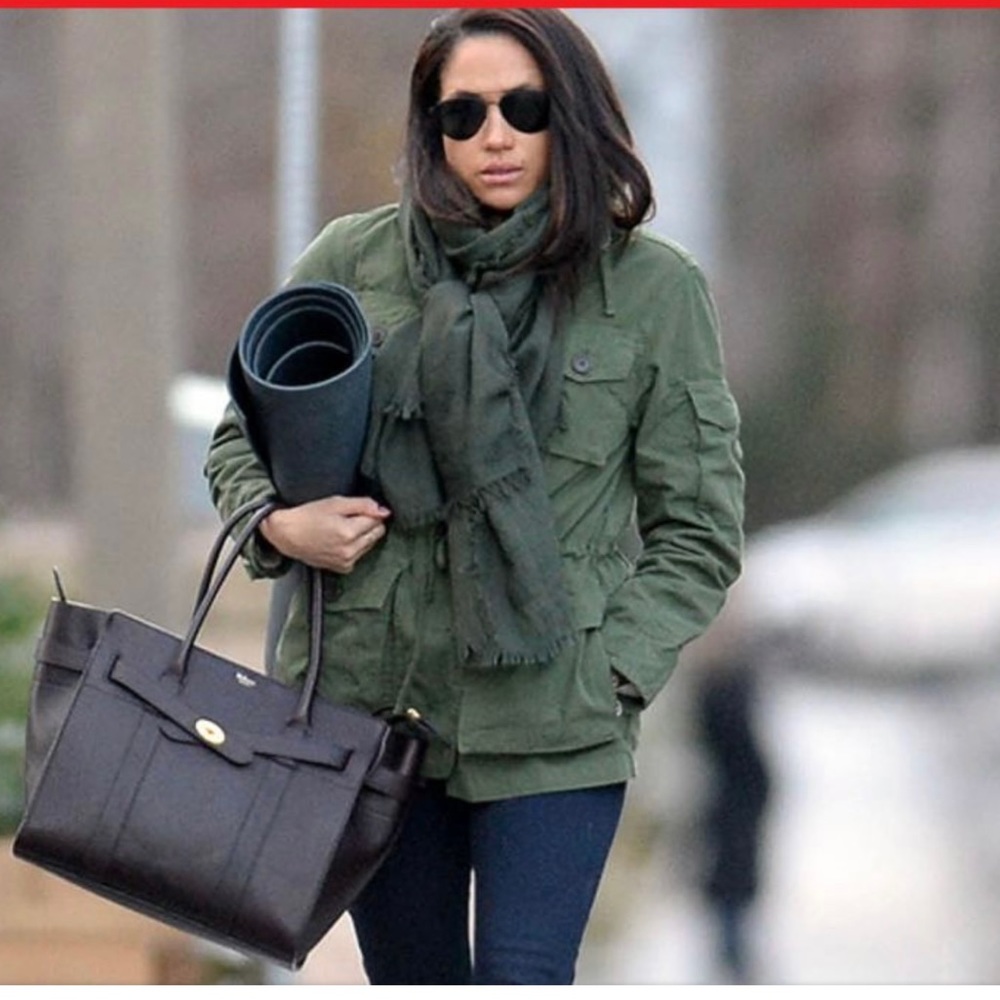 J.Crew Meghan Markle green jacket
